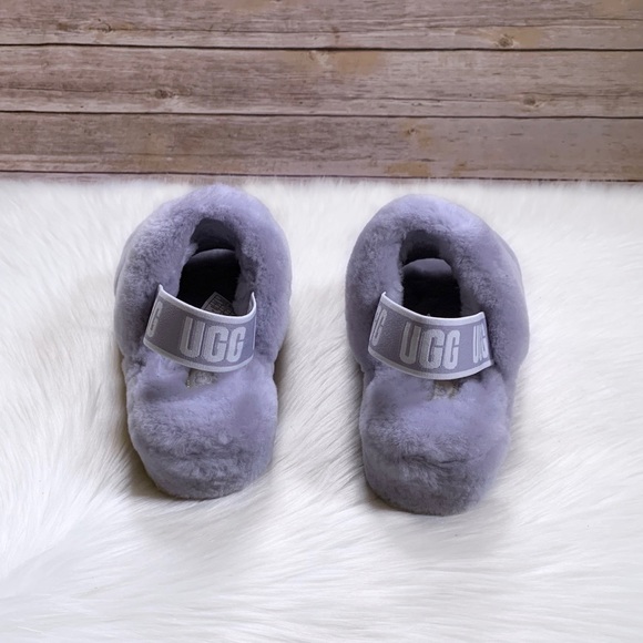 UGG Fluff Yeah Slides In June Gloom - Picture 5 of 7